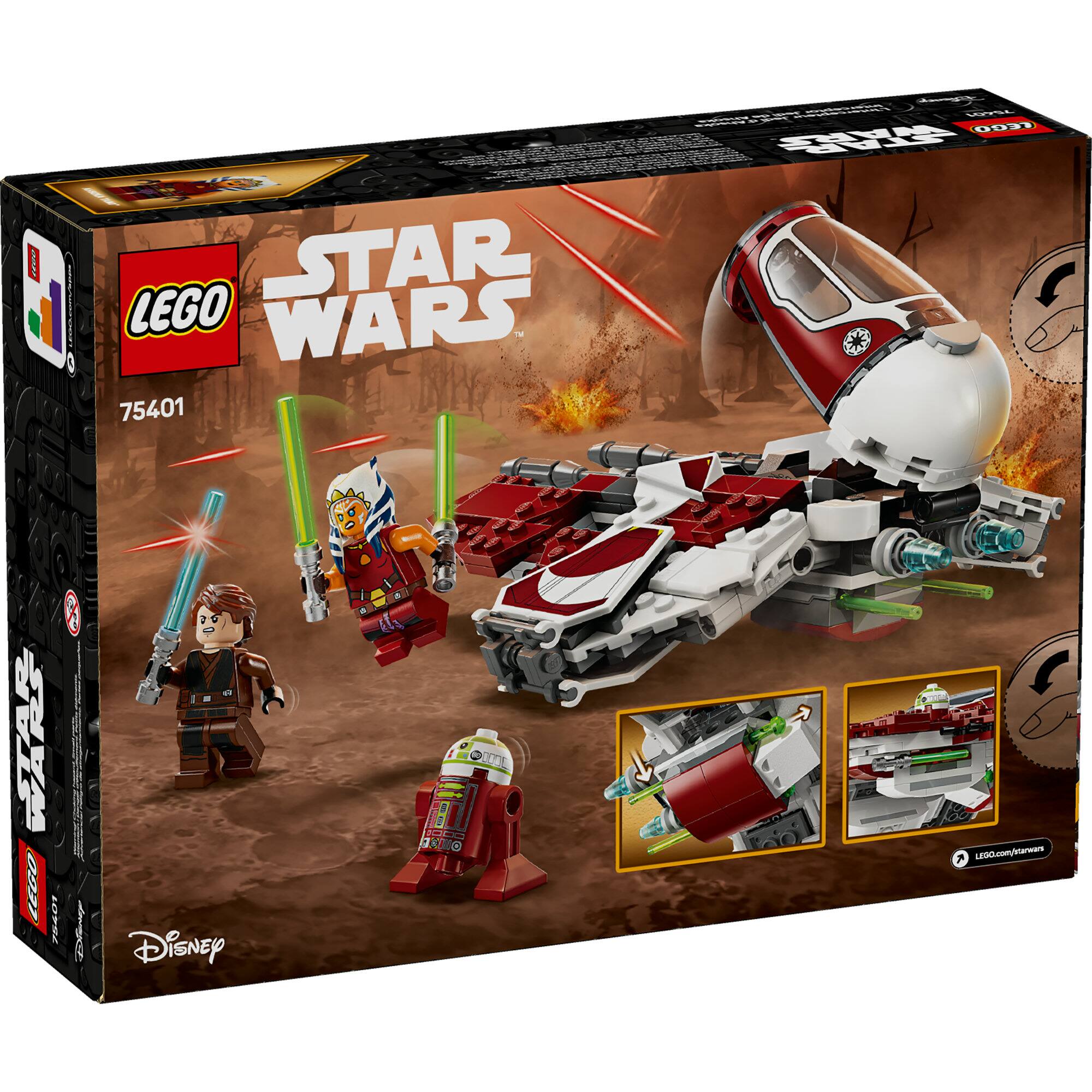 LEGO® Star Wars™ Ahsoka’s Jedi Interceptor™ Starfighter Building Toy 75401